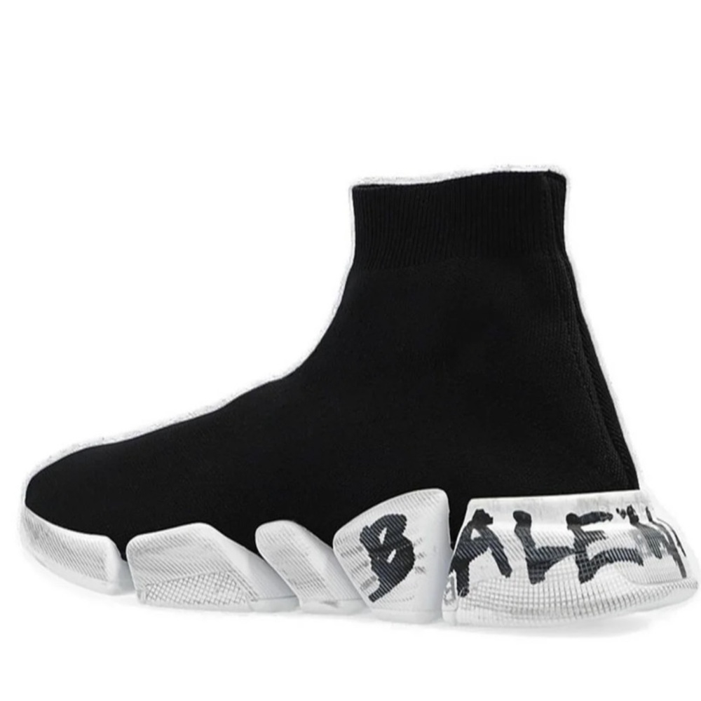 MEN'S SPEED 2.0 GRAFFITI RECYCLED KNIT SNEAKER IN GRAY WORE 1 TIME ONLY!!!